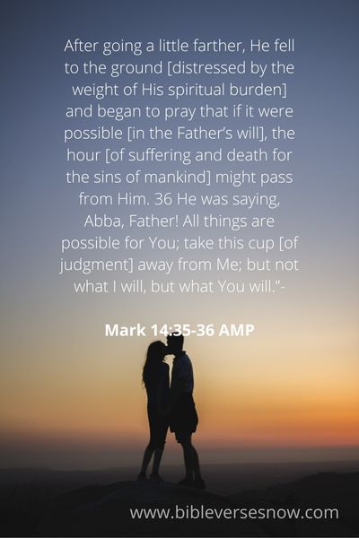 Mark 14:35-36