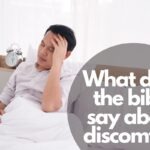 What does the bible say about discomfort