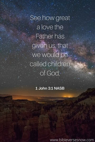 1 John 3:1 NASB
