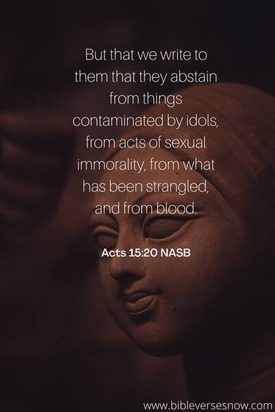 Acts 15:20 NASB