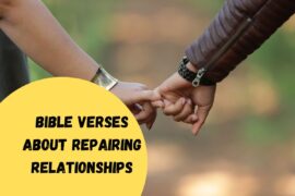 Bible verses about repairing relationships