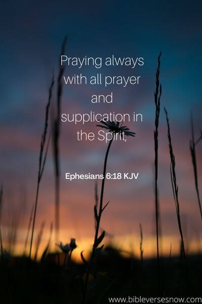 Ephesians 6:18 KJV