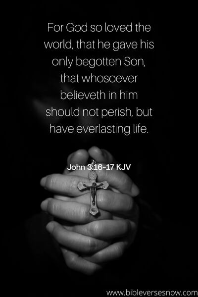 John 3:16-17 KJV