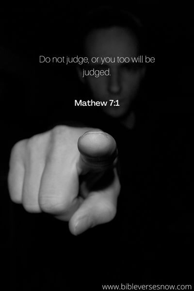 Mathew 7:1