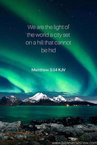 Matthew 5:14 KJV