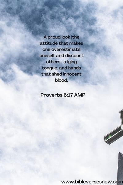 Proverbs 6:17 AMP