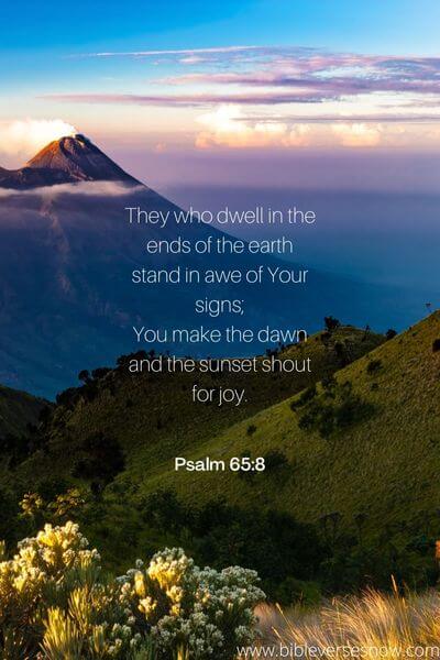 Psalm 65:8