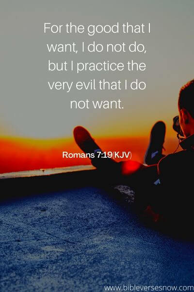 Romans 7_19(KJV)