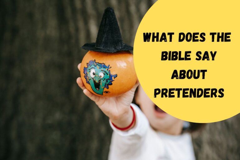 What does the bible say about pretenders