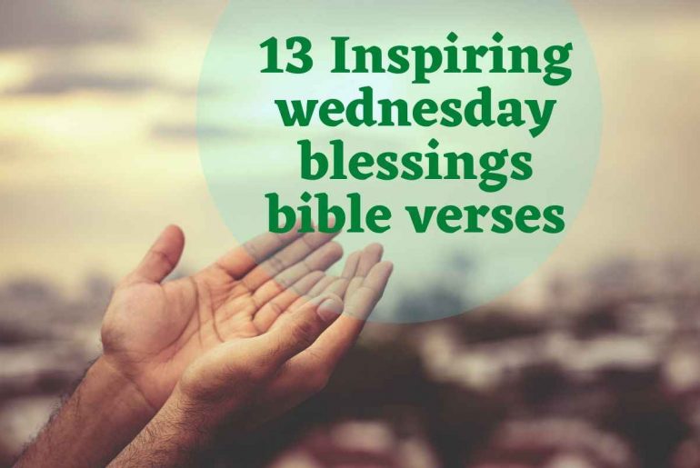 13 Inspiring wednesday blessings bible verses