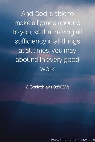 2 Corinthians 9_8(ESV)