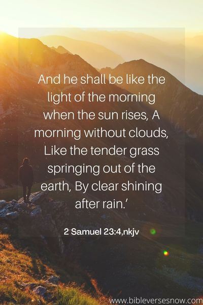 2 Samuel 23_4,nkjv