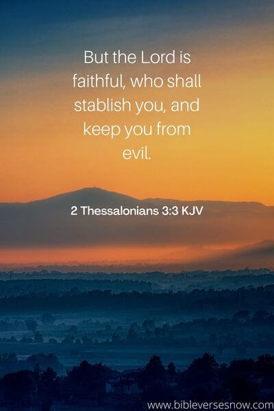 2 Thessalonians 3_3 KJV