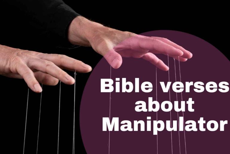 Bible verses about manipulation