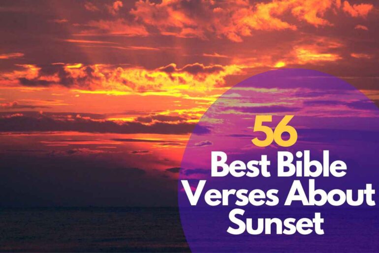 Bible Verse About Sunset