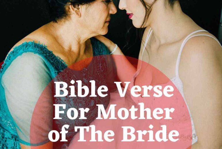 Bible Verse For Mother of The Bride