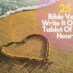 Bible Verse Write It On The Tablet Of Your Heart