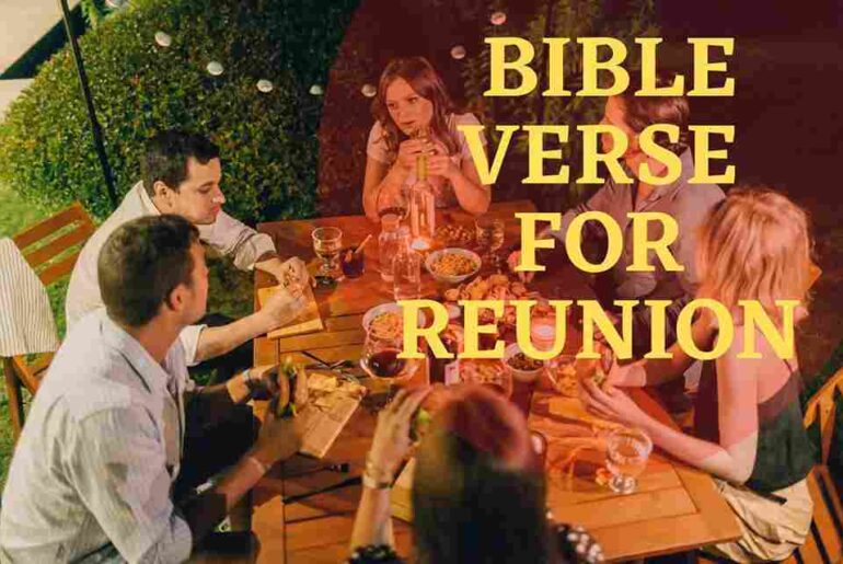 Bible verse for reunion