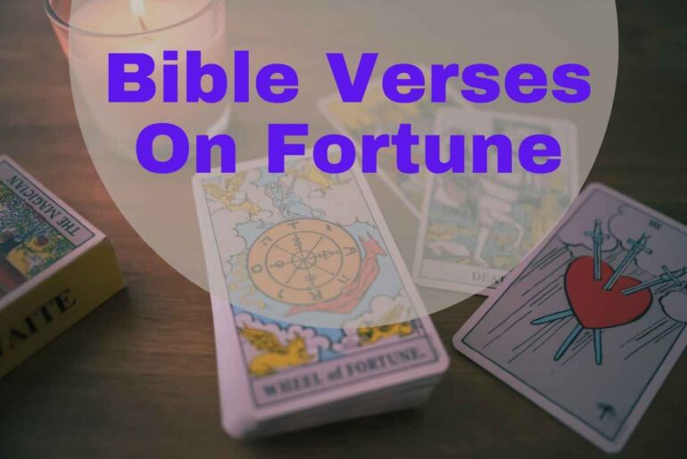 Bible Verses On Fortune