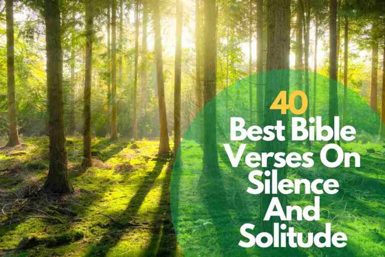Bible Verses On Silence And Solitude