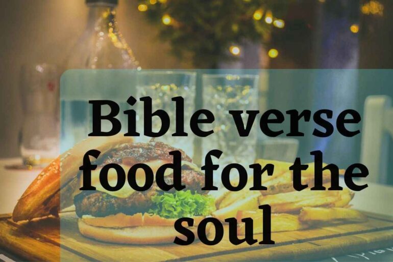 Bible verse food for the soul