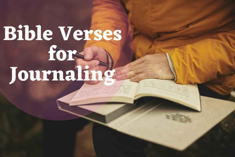 Bible verses for journaling