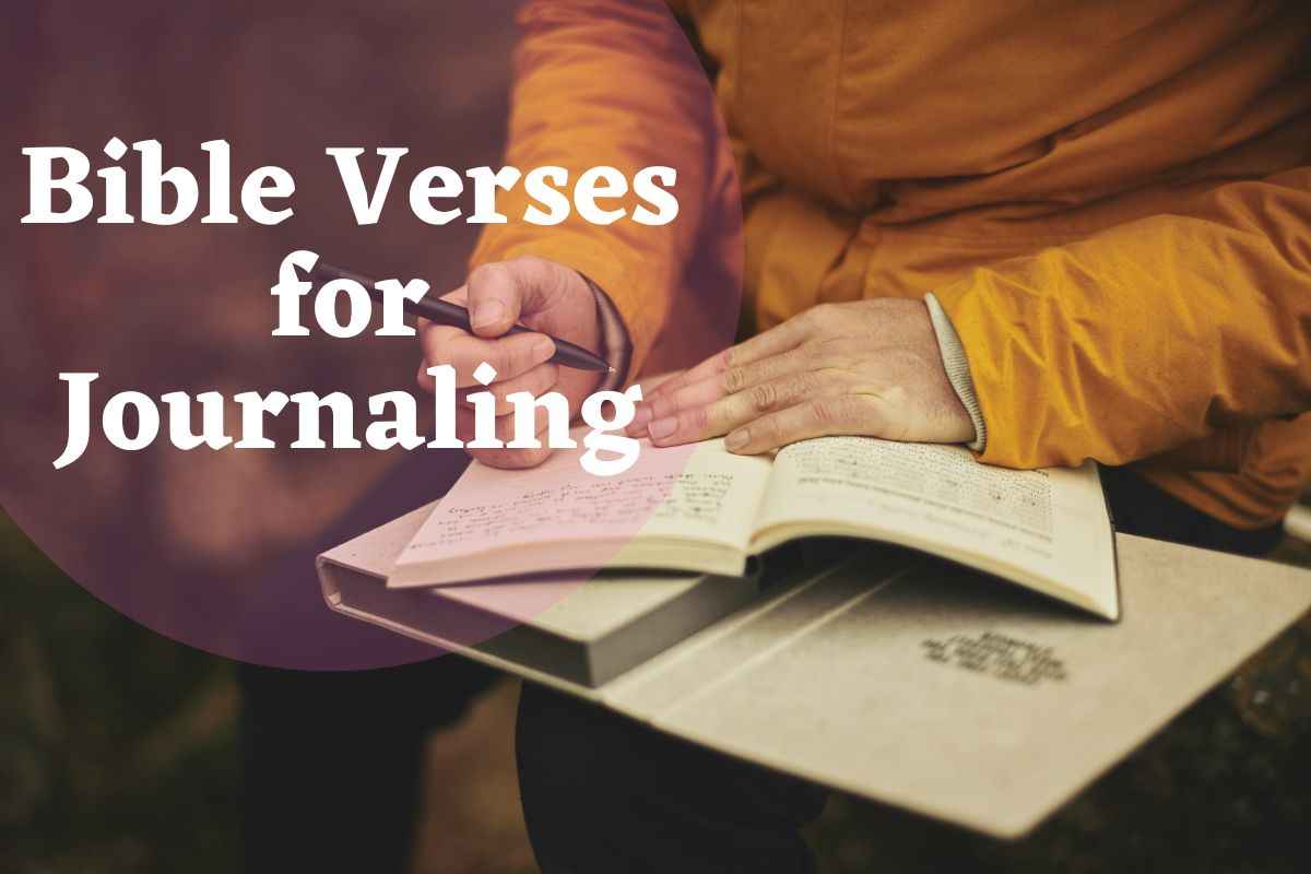 Bible verses for journaling