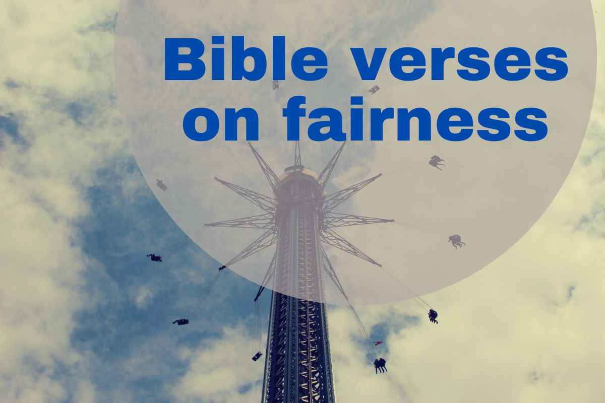 Bible verses on fairness