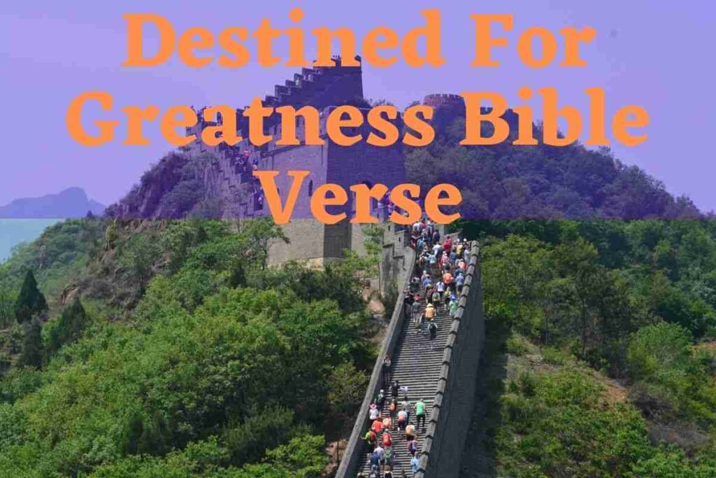 Destined for Greatness Bible Verse Bible Verses of the day