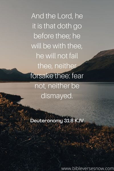 Deuteronomy 31_8 KJV