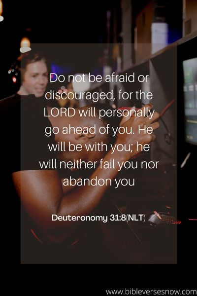 Deuteronomy 31:8(NLT)