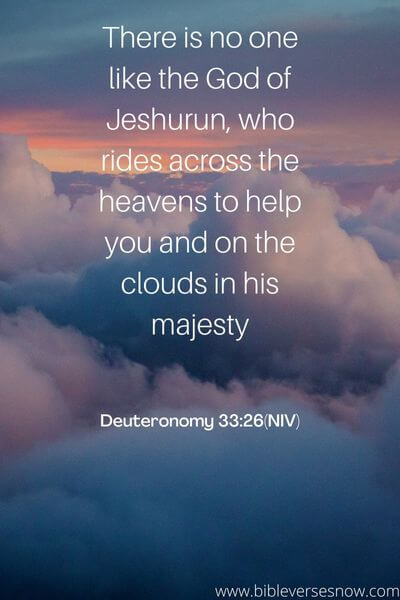 Deuteronomy 33_26(NIV)