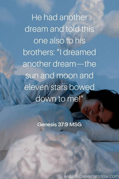 Genesis 37_9 MSG