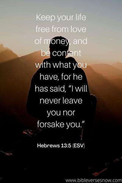 Hebrews 13_5 (ESV)