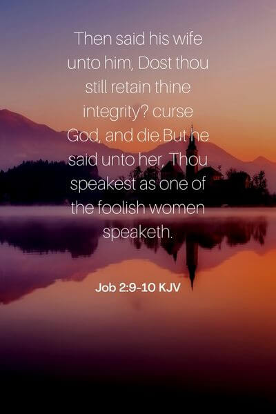 Job 2_9-10 KJV