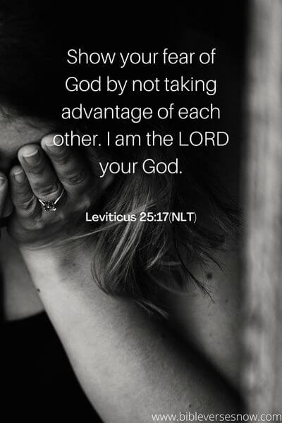 Leviticus 25_17(NLT)