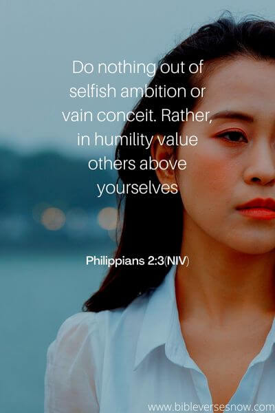 Philippians 2:3(NIV)