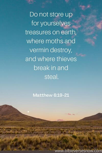 Matthew 6_19-21