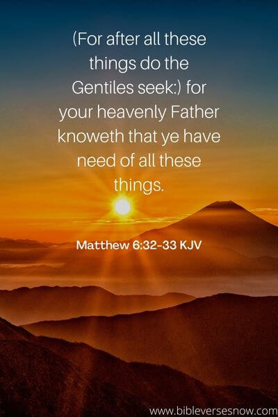 Matthew 6_32-33 KJV