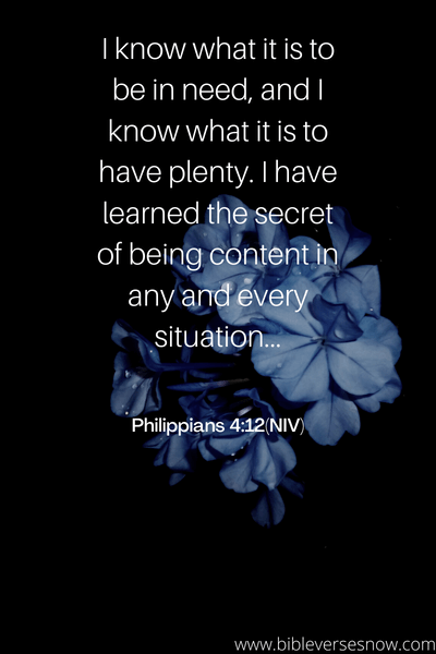 Philippians 4_12(NIV)