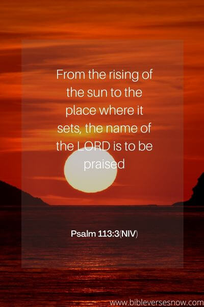 Psalm 113:3