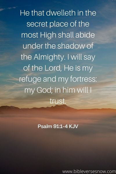 Psalm 91 1 2 He Who Dwells In The Shelter Of The Most High Will Abide