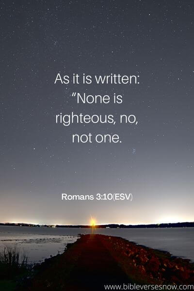 Romans 3_10(ESV)