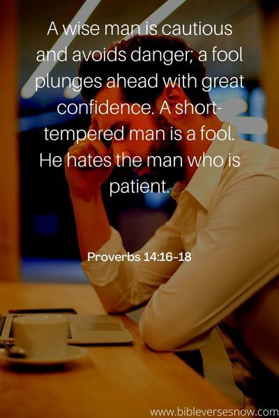 Proverbs 14_16-18