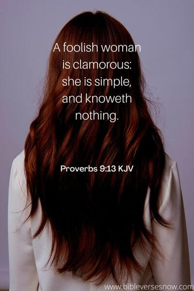 Proverbs 9_13 KJV
