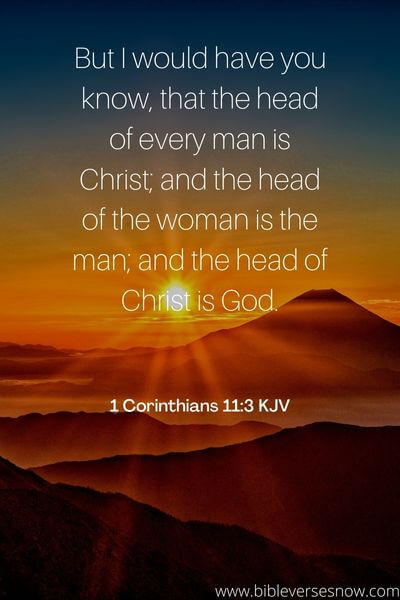 1 Corinthians 11_3 KJV