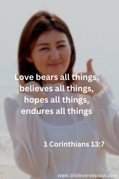 1 Corinthians 13 7