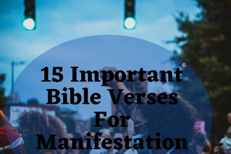 15 Important Bible Verses For Manifestation