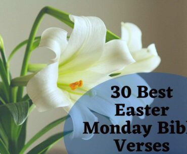 30 Best Easter Monday Bible Verses