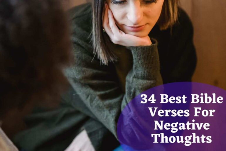 34 Best Bible Verses For Negative Thoughts